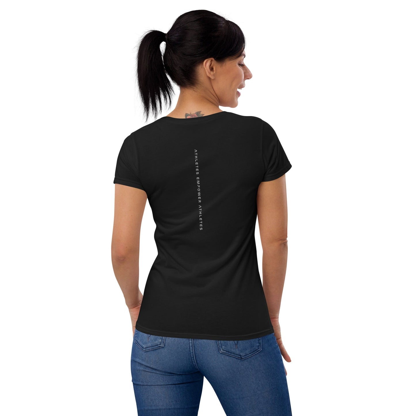 Athletes Empower Athletes - Women's short sleeve t-shirt by DarkByteGear