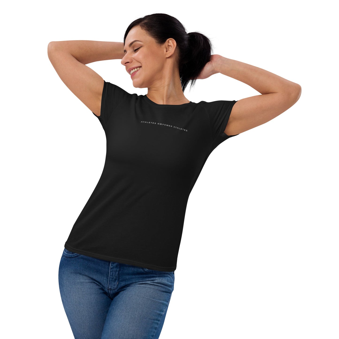 Athletes Empower Athletes - Women's short sleeve t-shirt by DarkByteGear