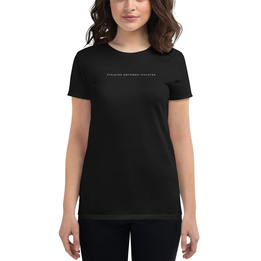 Athletes Empower Athletes - Women's short sleeve t-shirt by DarkByteGear