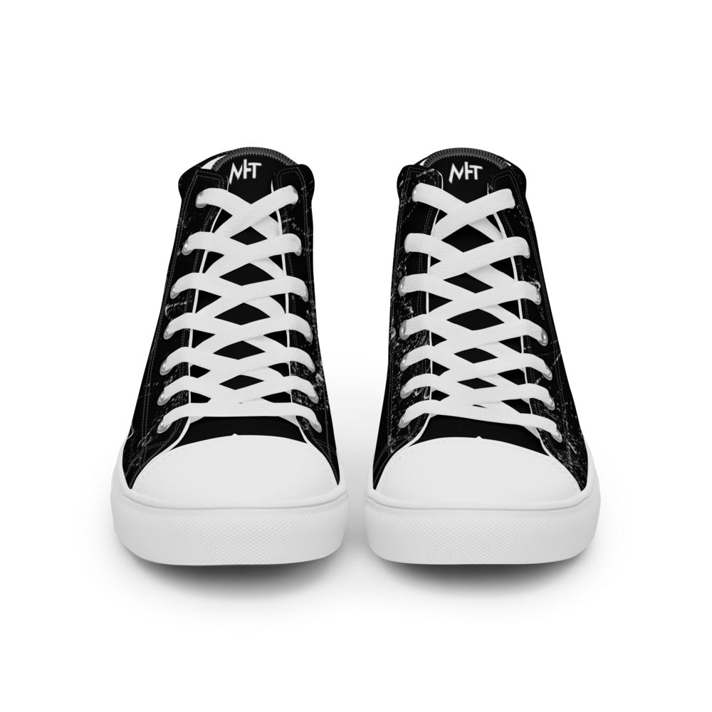 Cyberware - Women’s high top canvas shoes by DarkByteGear