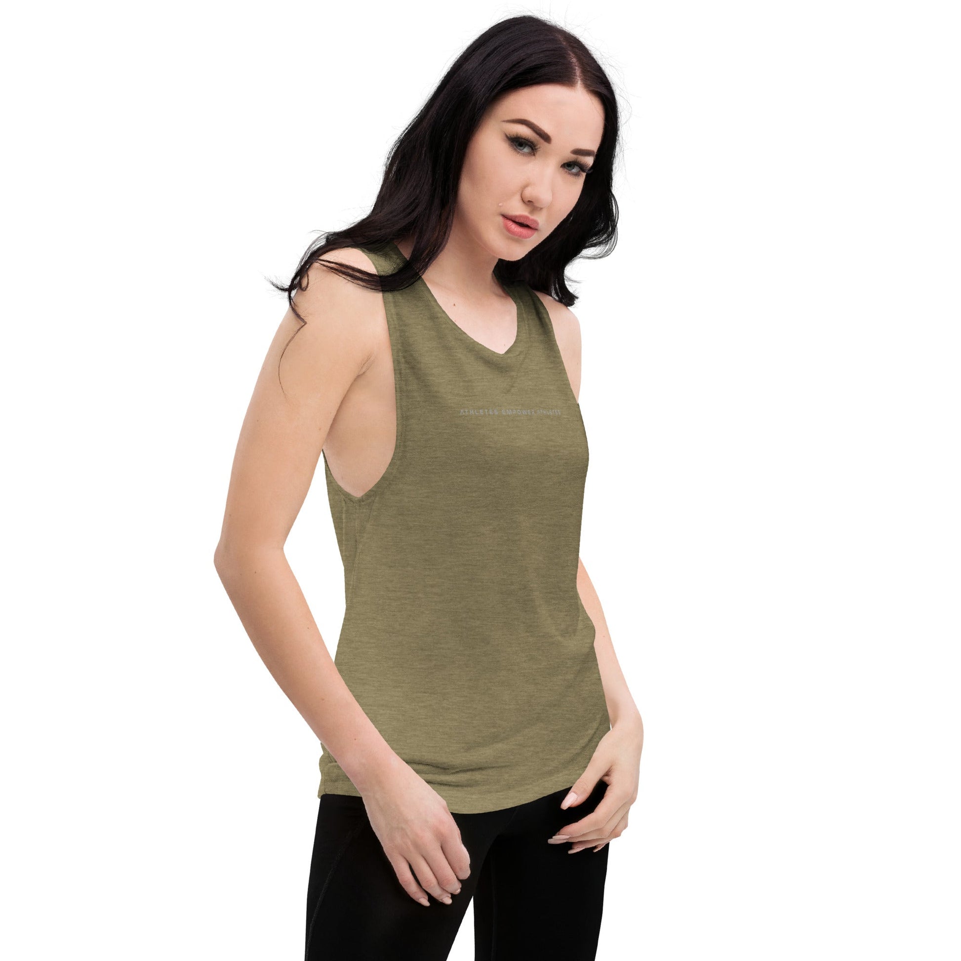Athletes Empower Athletes - Ladies’ Muscle Tank by DarkByteGear