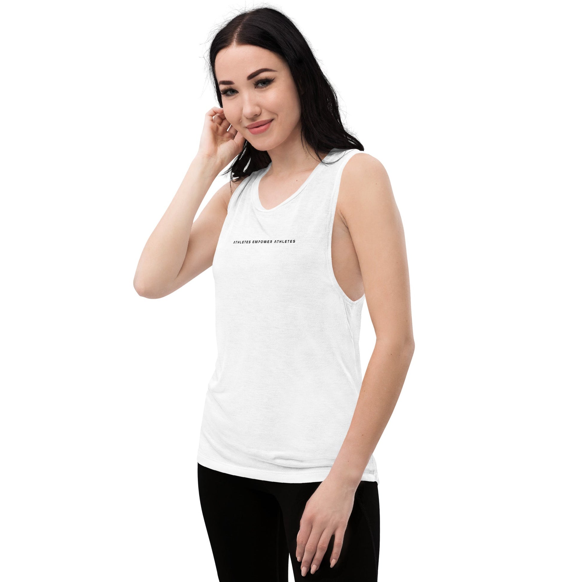 Athletes Empower Athletes - Ladies’ Muscle Tank by DarkByteGear