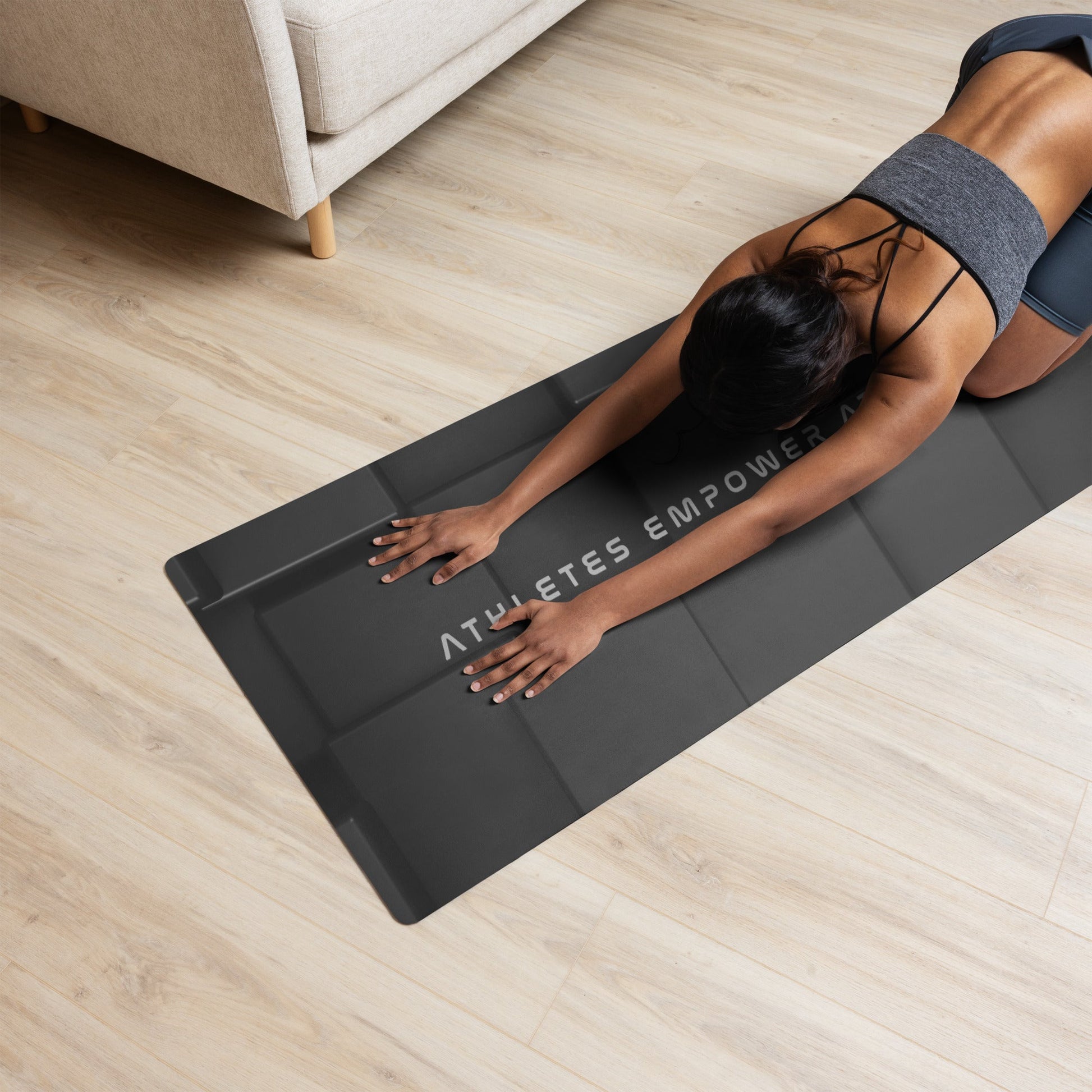 Athletes Empower Athletes - Yoga mat by DarkByteGear