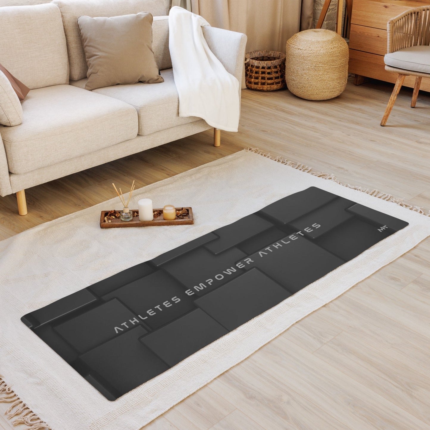 Athletes Empower Athletes - Yoga mat by DarkByteGear