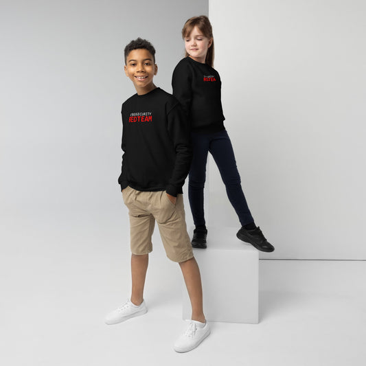 Cyber Security Red Team - Junior - Youth crewneck sweatshirt by DarkByteGear