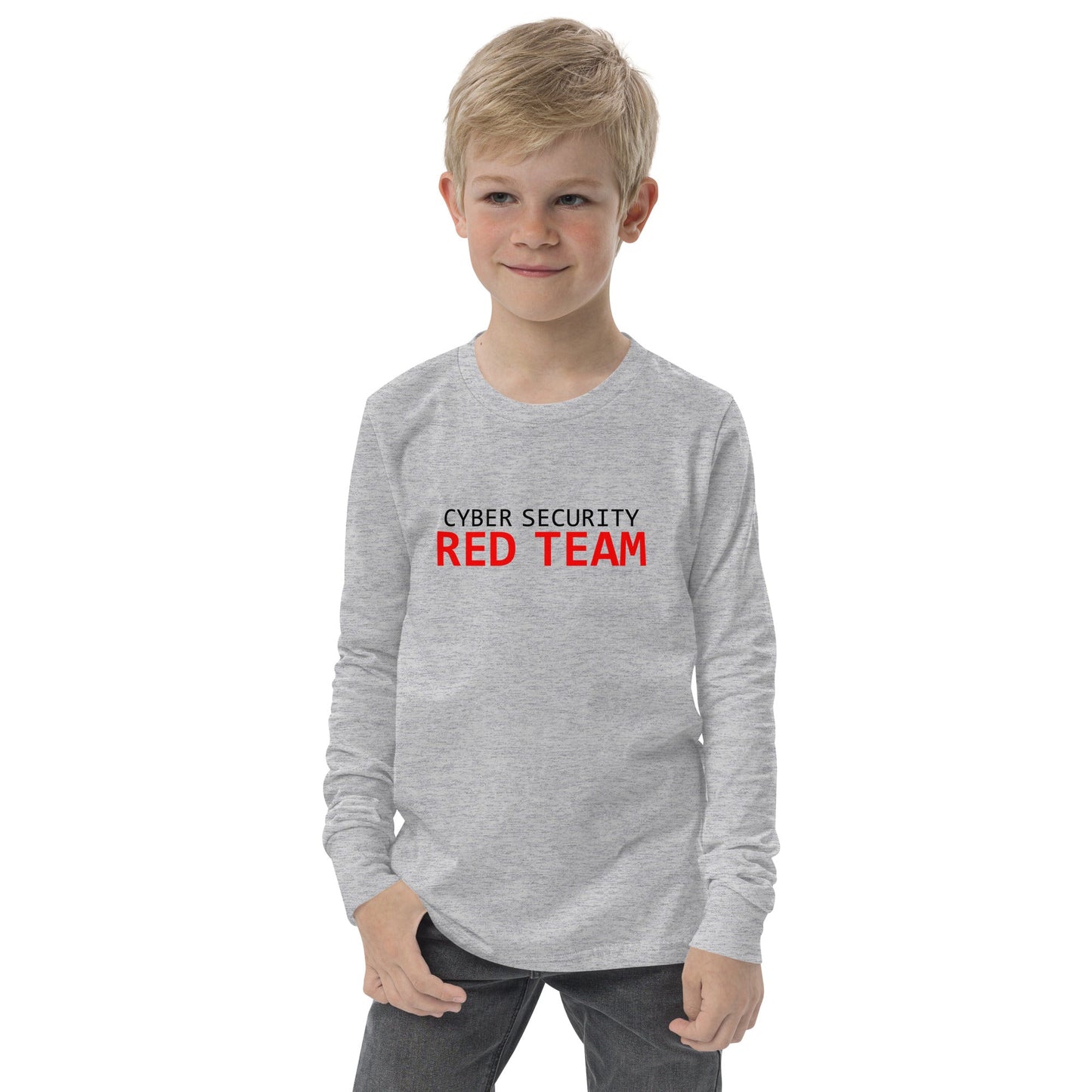 Cyber Security Red Team - Junior - Youth long sleeve tee by DarkByteGear