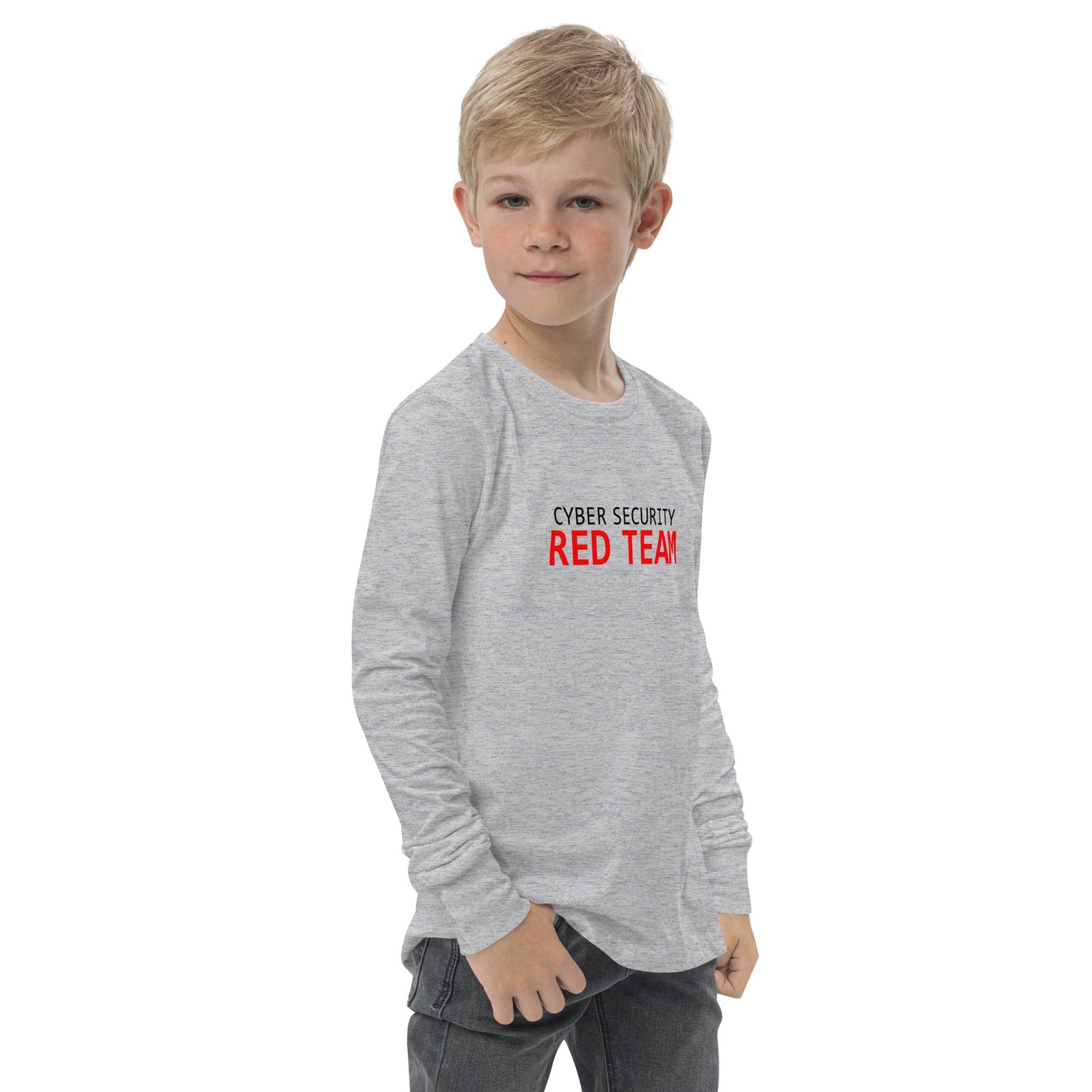 Cyber Security Red Team - Junior - Youth long sleeve tee by DarkByteGear
