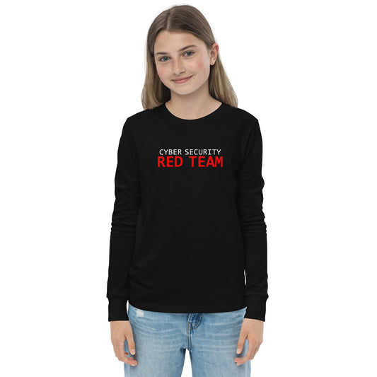 Cyber Security Red Team - Junior - Youth long sleeve tee by DarkByteGear