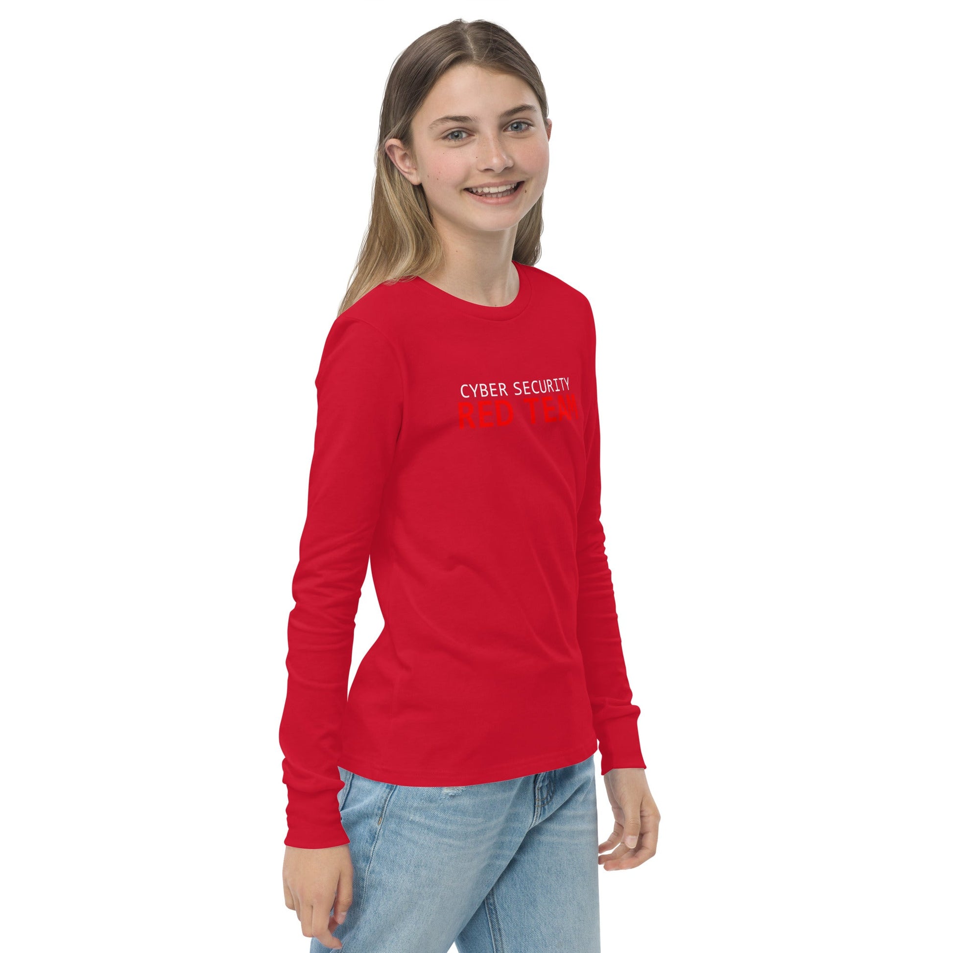 Cyber Security Red Team - Junior - Youth long sleeve tee by DarkByteGear