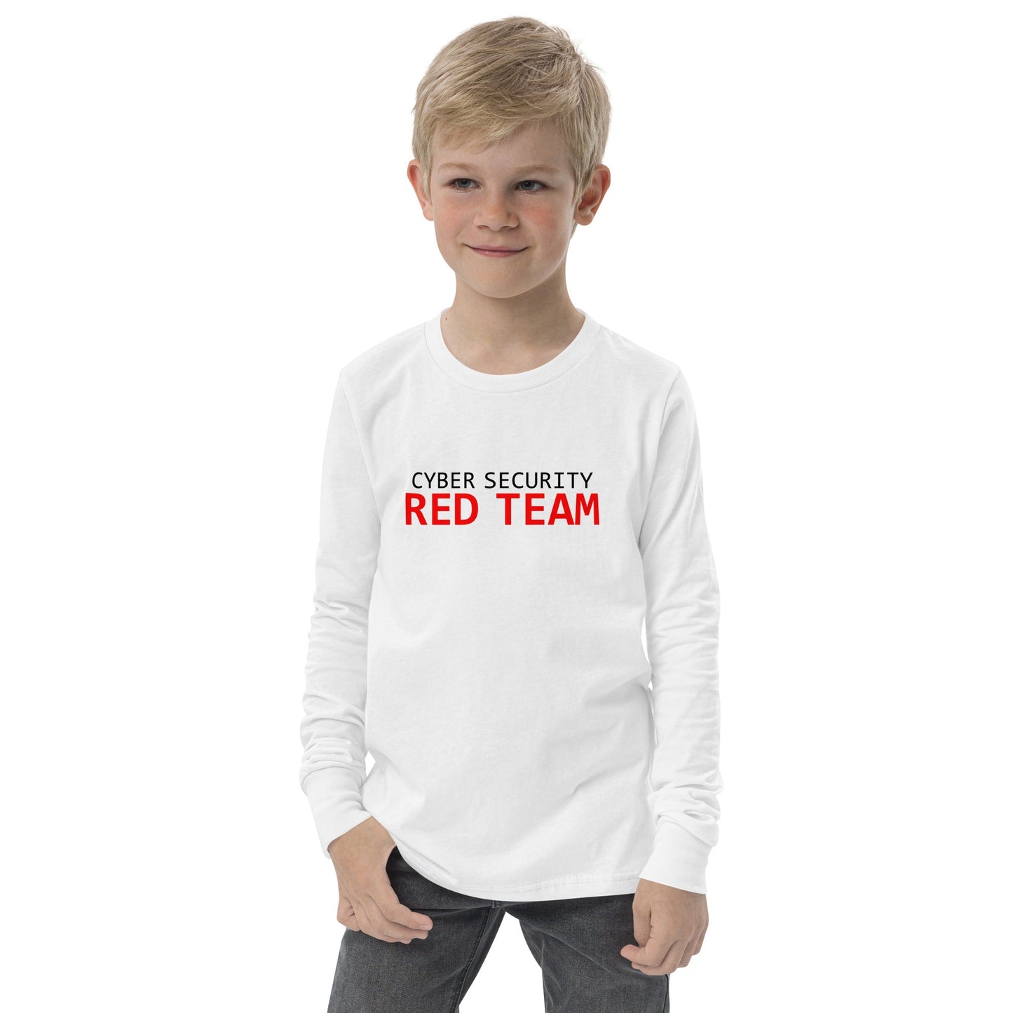 Cyber Security Red Team - Junior - Youth long sleeve tee by DarkByteGear