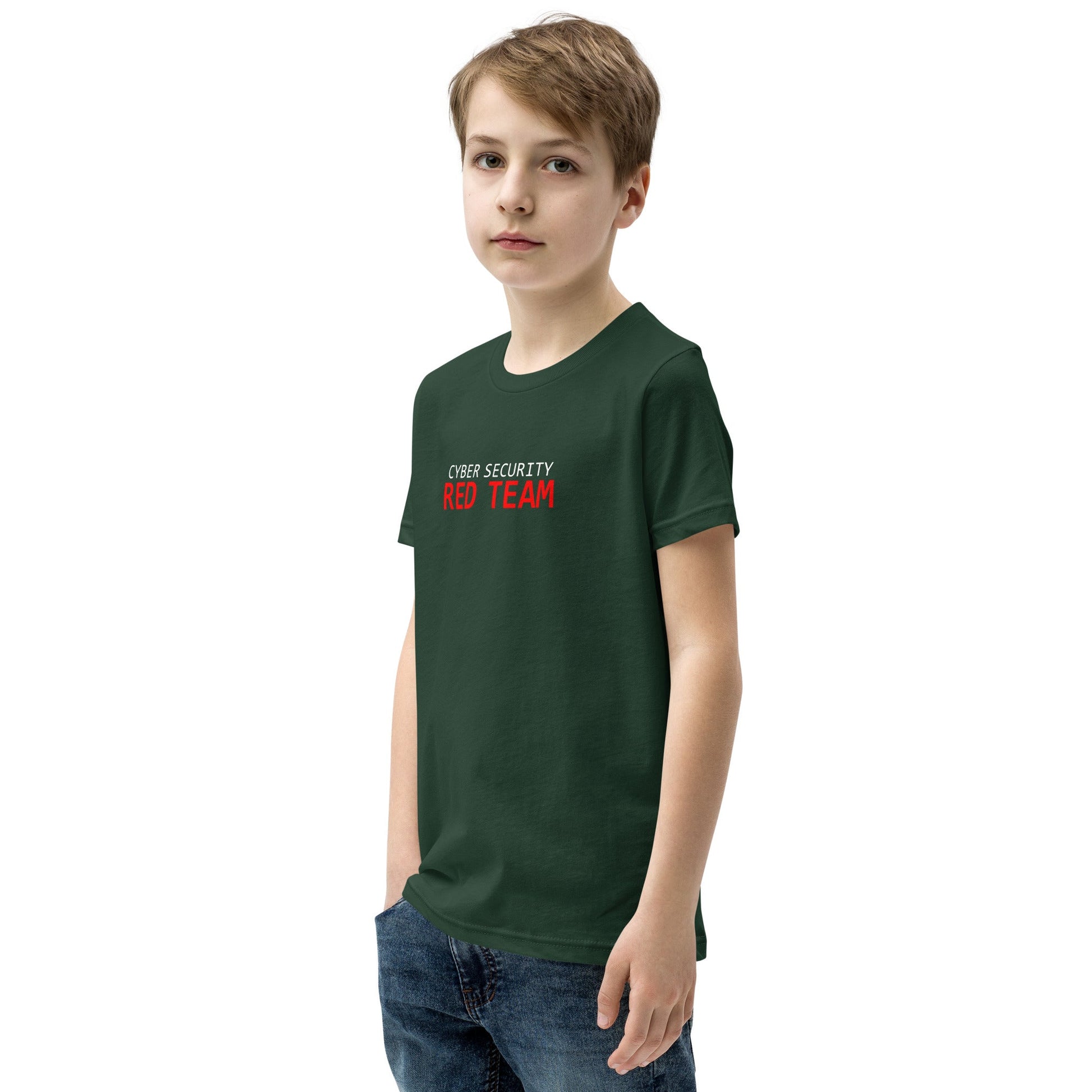 Cyber Security Red Team - Junior - Youth Short Sleeve T-Shirt by DarkByteGear