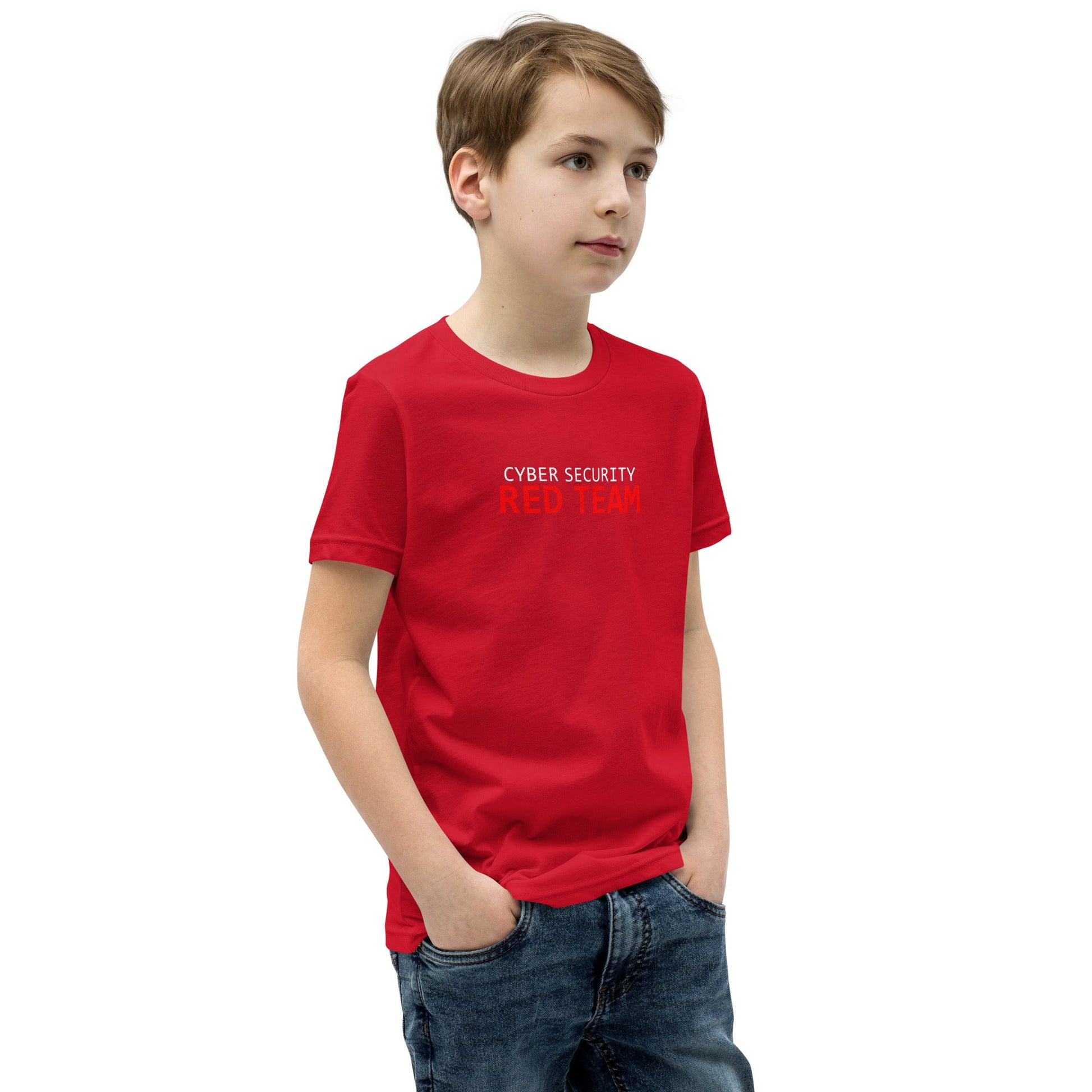 Cyber Security Red Team - Junior - Youth Short Sleeve T-Shirt by DarkByteGear
